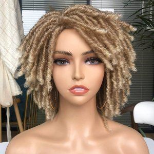 Womens ladies faux locs wig